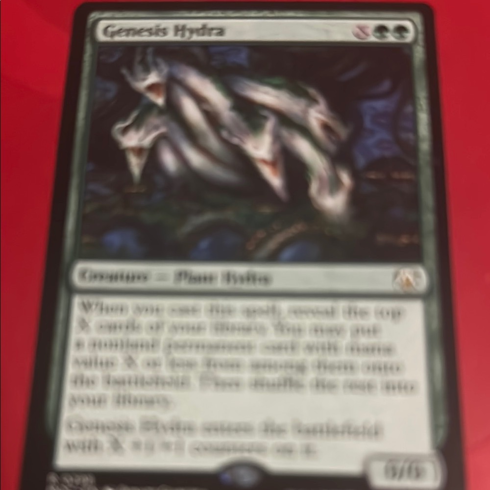 Magic: The Gathering Genesis Hydra Card - Red and Green